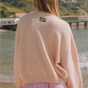 Daily Drills Button Up Sweater - Light Pink